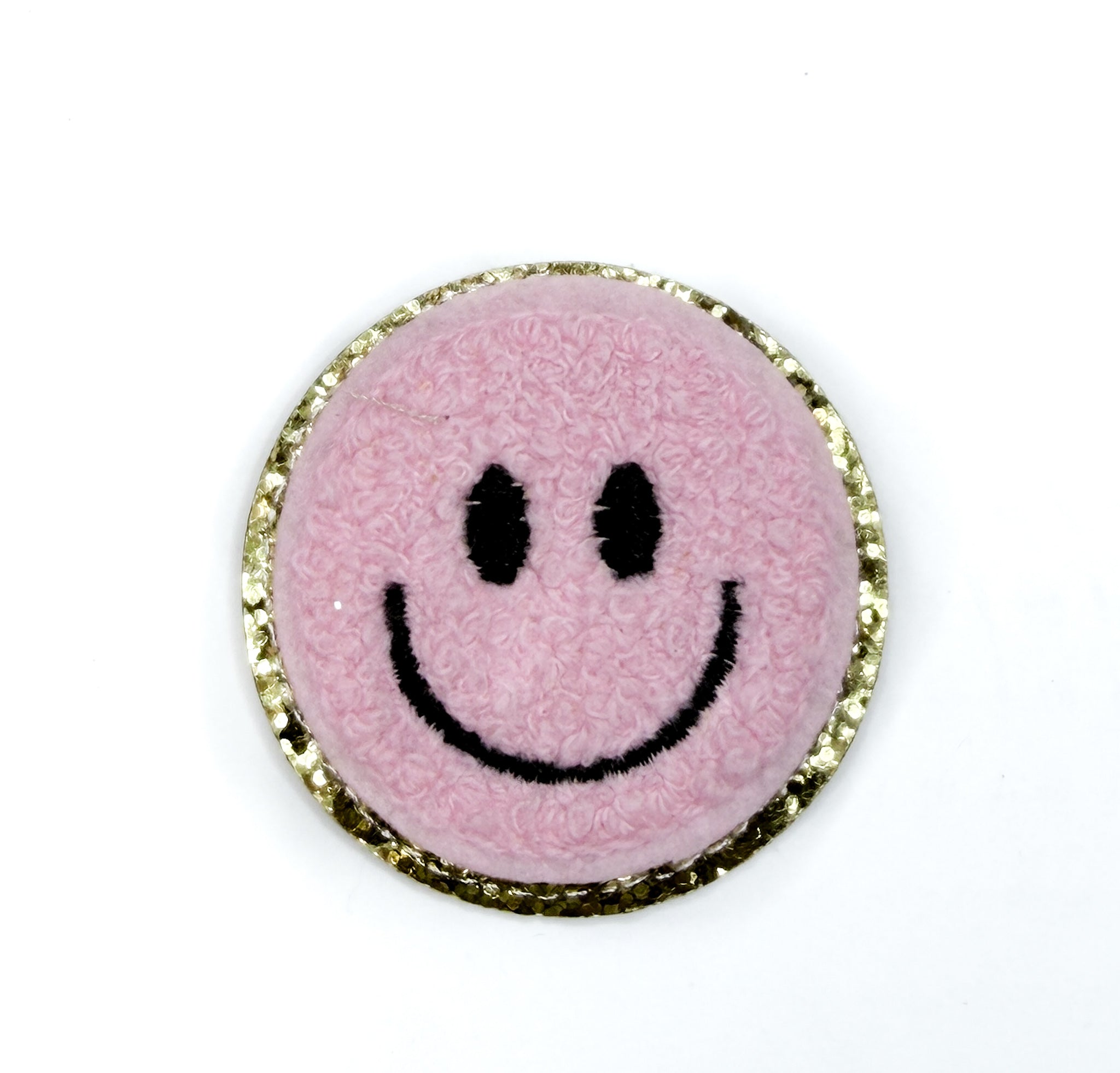 Light Pink Smiley Face Patch
