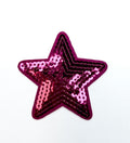 Hot Pink Sequin Star Patch