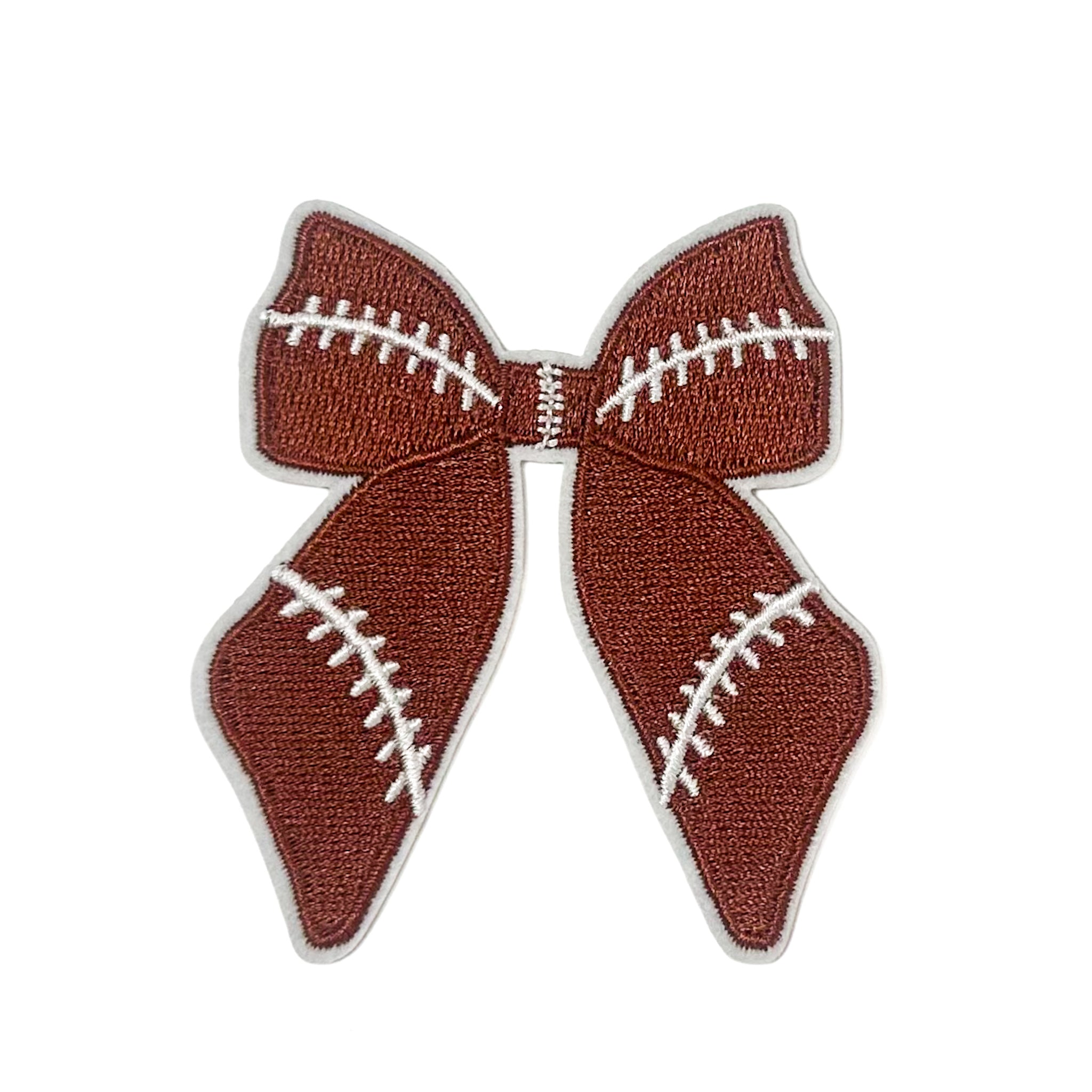Football Bow Patch