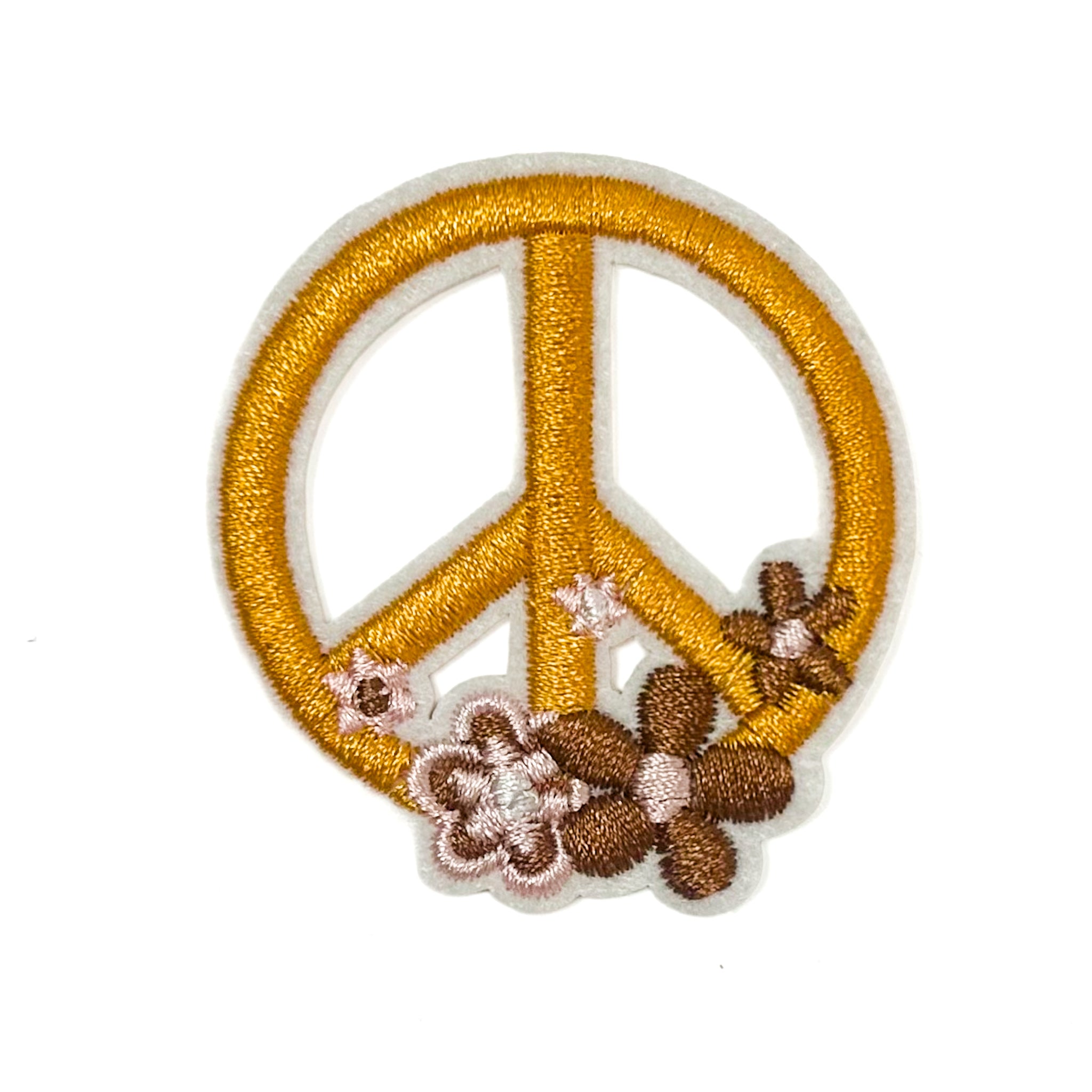 Floral Peace Sign Patch
