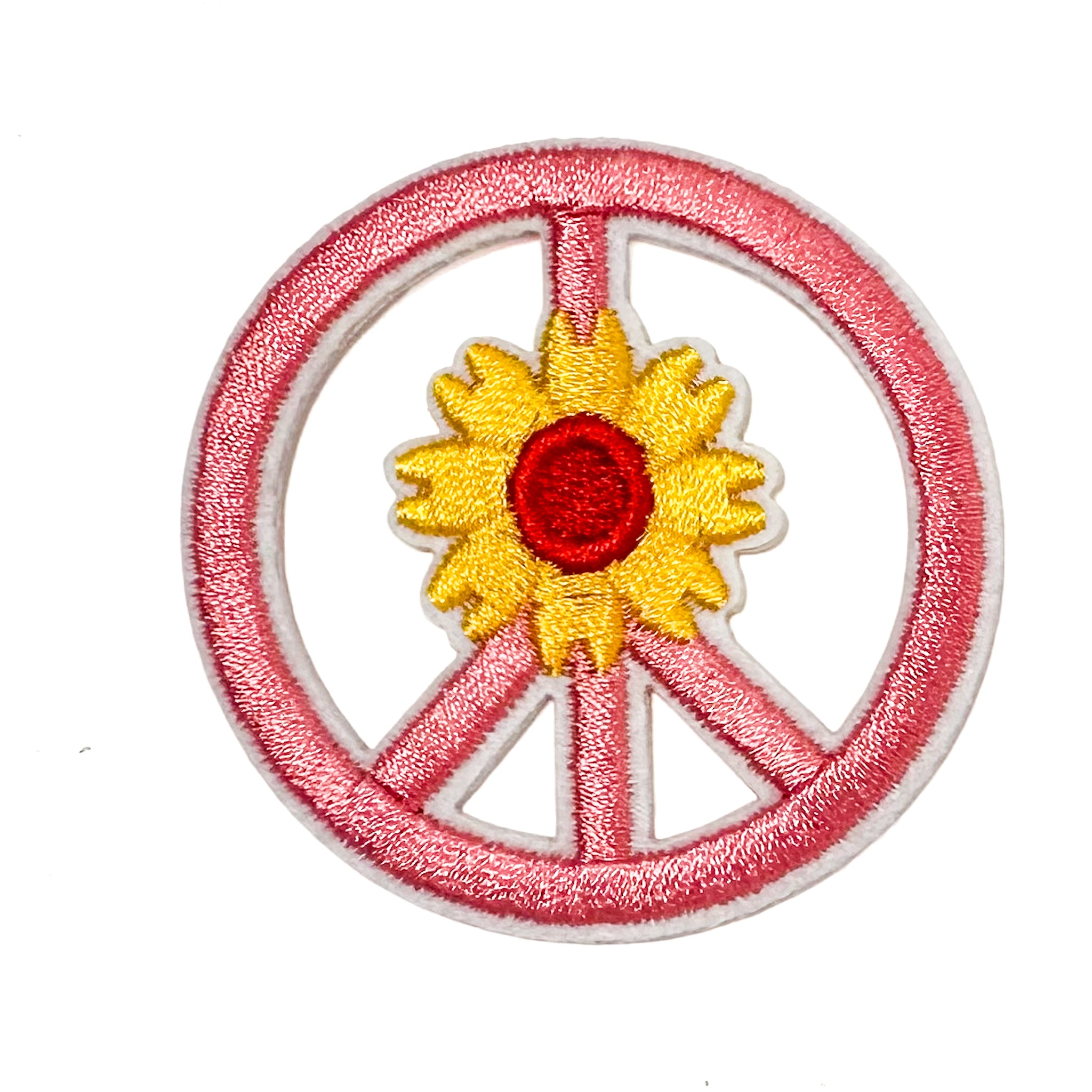 Sunflower Peace Sign Patch