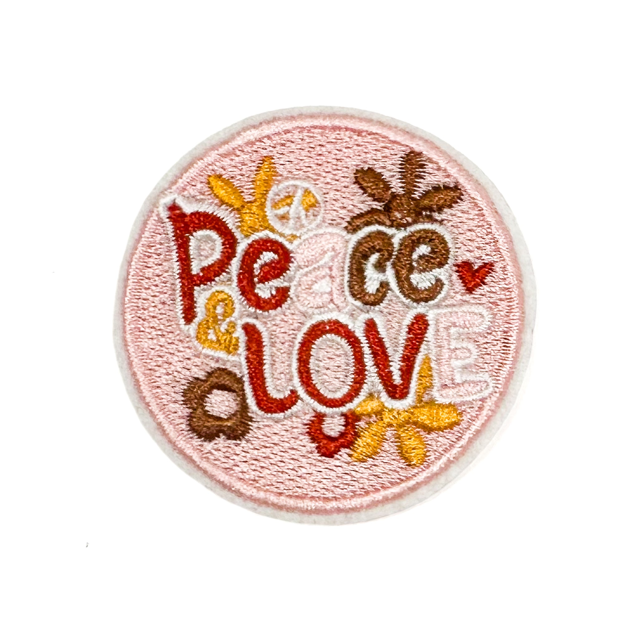 Floral Peace & Love Patch