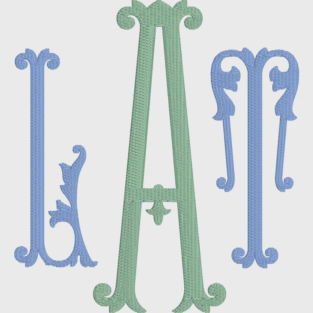 Monogram Embroidery Font Bundle: Maxwell & Merit .bx + Machine Files (Instant Download)