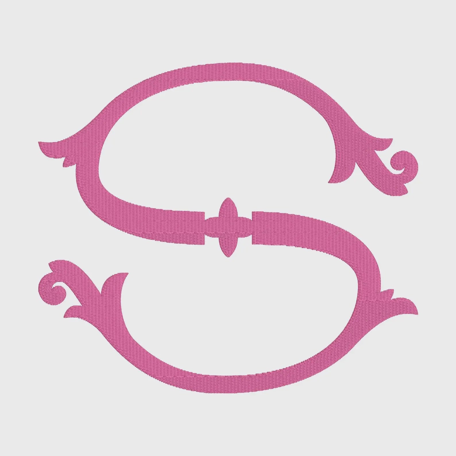 Merit Monogram Embroidery Font: .bx + 9 Machine File Formats (Instant Download)