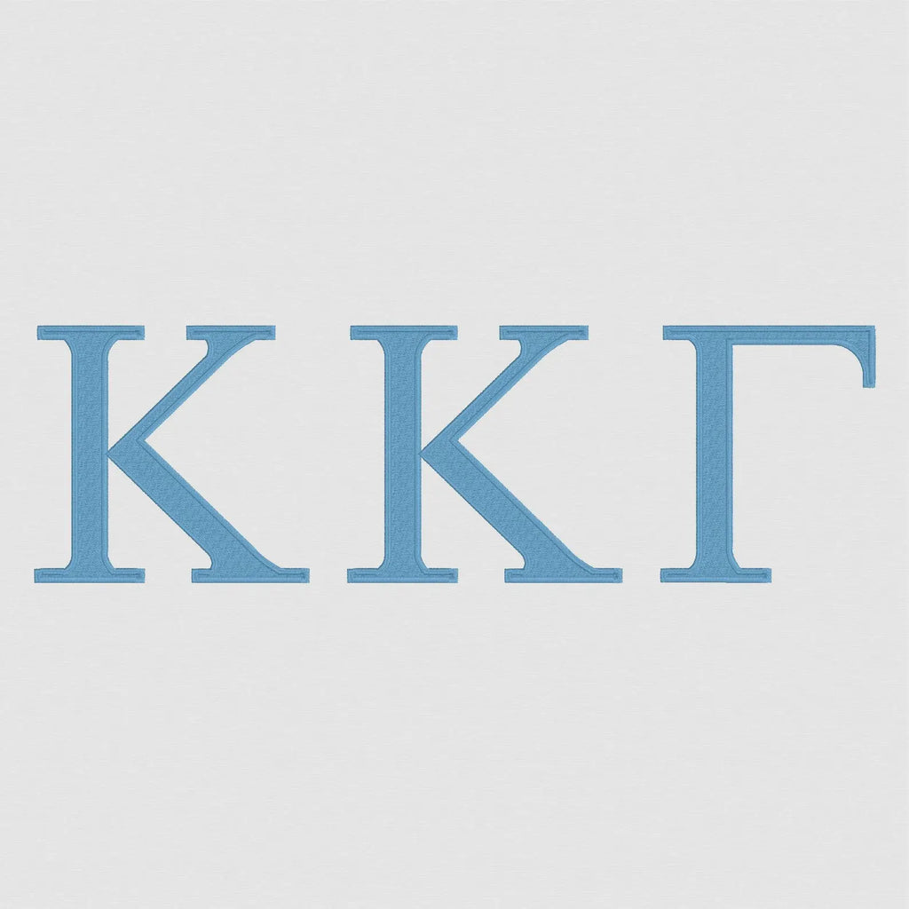 Greek Embroidery Font: 3 Sizes, 9 Stitch Formats + bx