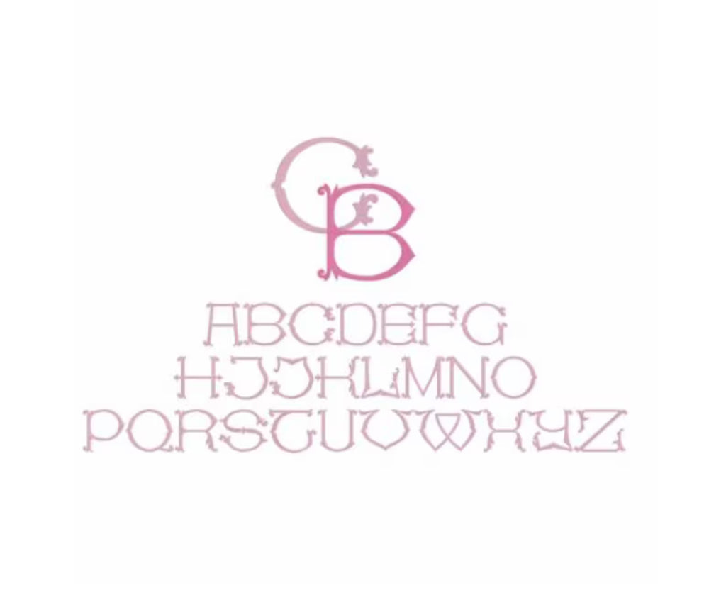 Monogram Embroidery Font Bundle: Maxwell & Merit .bx + Machine Files (Instant Download)