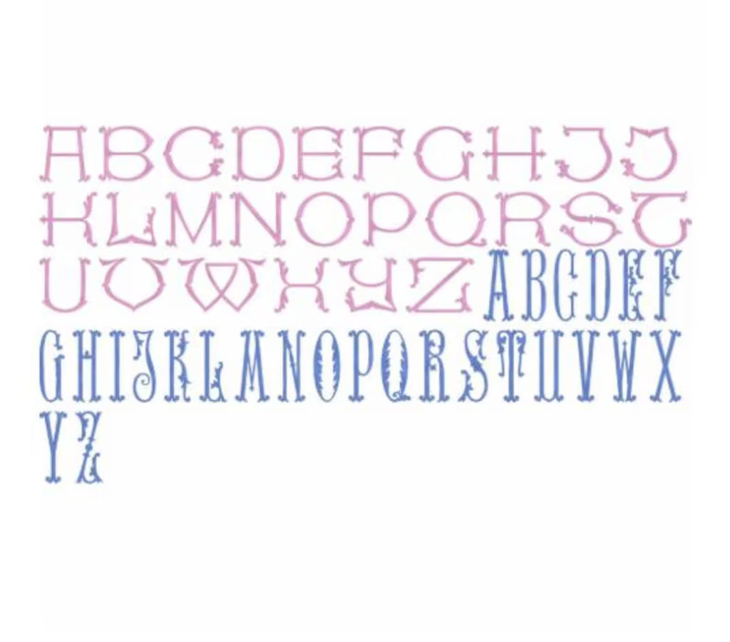 Monogram Embroidery Font Bundle: Maxwell & Merit .bx + Machine Files (Instant Download)