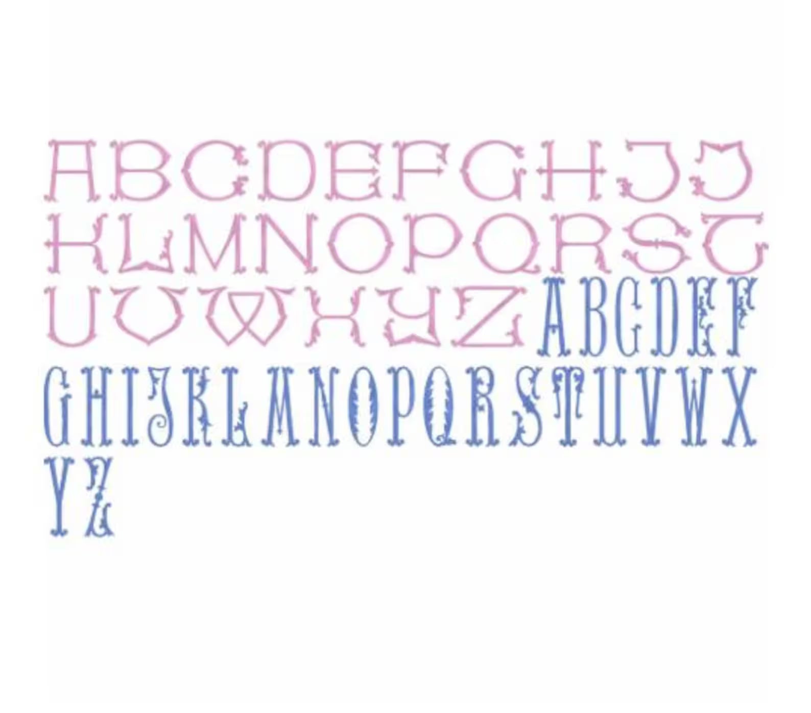 Monogram Embroidery Font Bundle: Maxwell & Merit .bx + Machine Files (Instant Download)