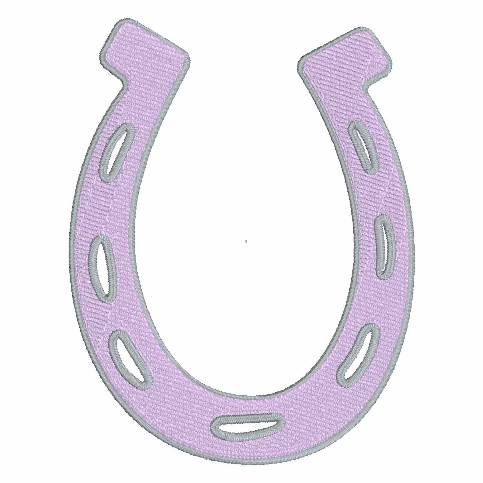 Horseshoe Embroidery File: Monogram Frame (9 Formats - Instant Download)