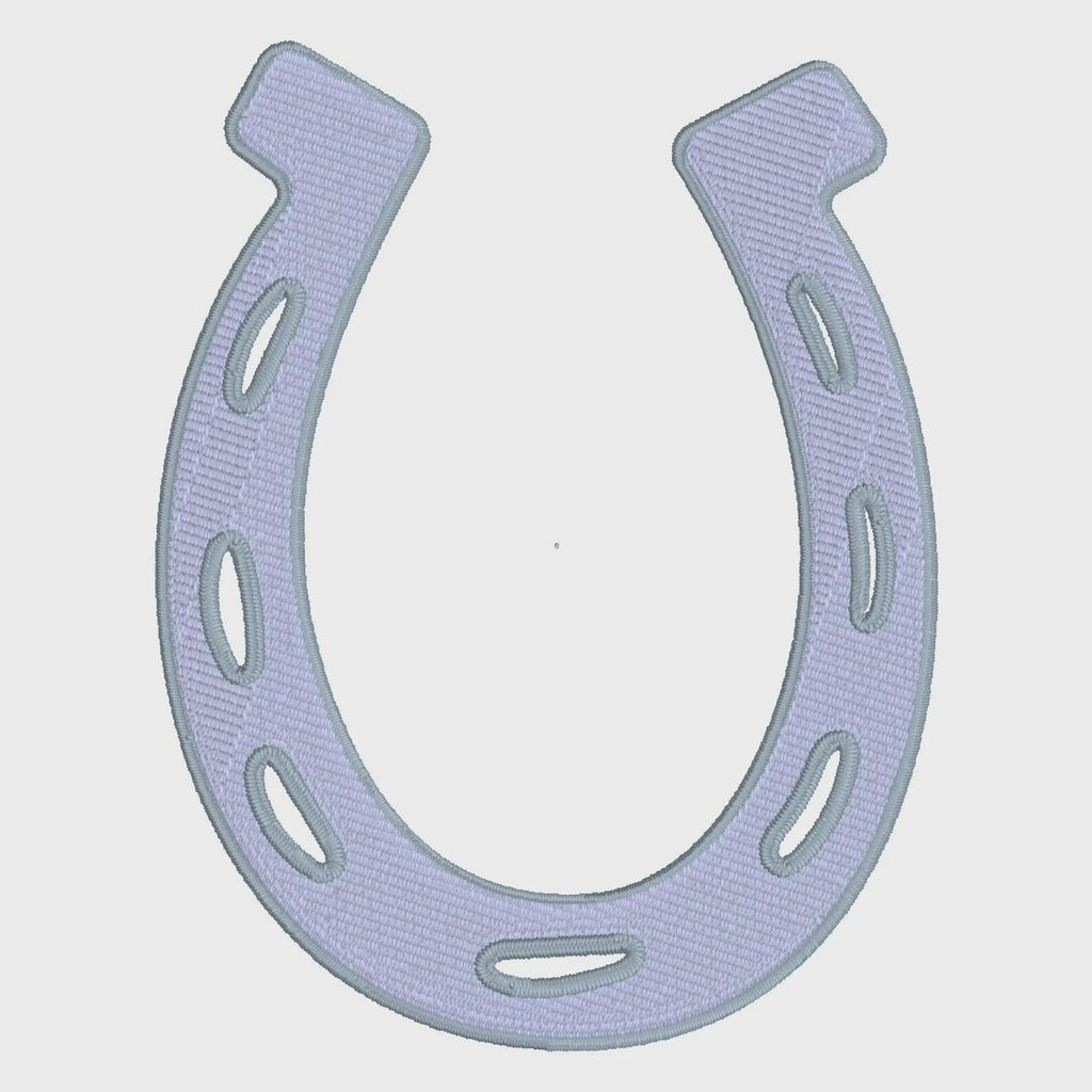 Horseshoe Embroidery File: Monogram Frame (9 Formats - Instant Download)