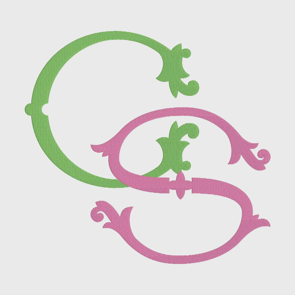 Merit Monogram Embroidery Font: .bx + 9 Machine File Formats (Instant Download)