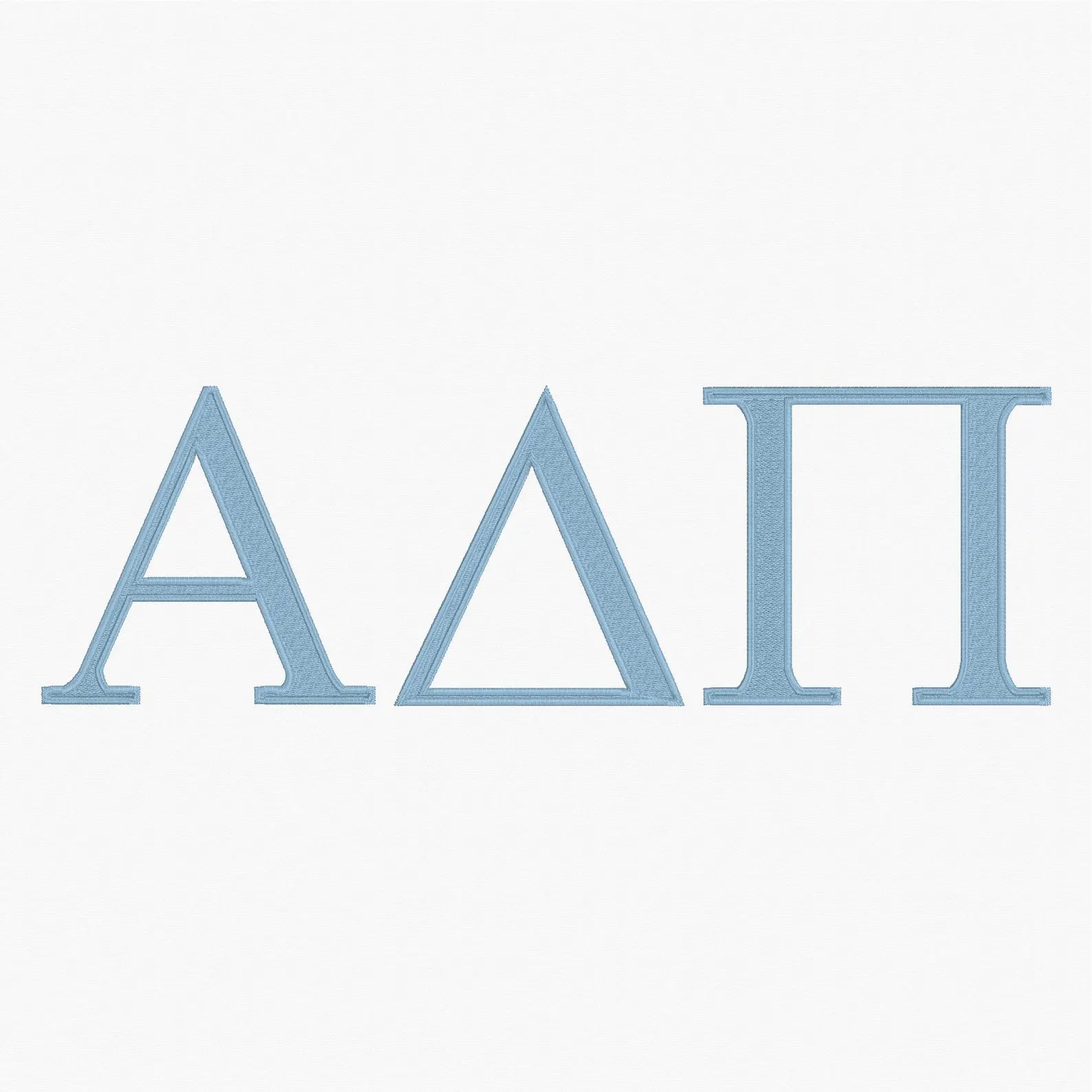 Greek Embroidery Font: 3 Sizes, 9 Stitch Formats + bx