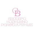 Merit Monogram Embroidery Font: .bx + 9 Machine File Formats (Instant Download)