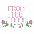 From the 1900s Cross Stitch Floral Embroidery Design: 8 Stitch Formats for Instant Download Machine Sew Outs