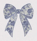 4" Chinoiserie Bow Embroidery Design (9 Formats - Instant Download)