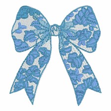 Mini Chinoiserie Bow Embroidery Design (9 Formats - Instant Download)