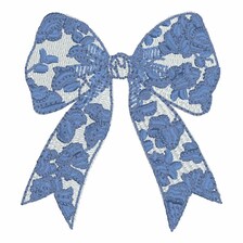 Mini Chinoiserie Bow Embroidery Design (9 Formats - Instant Download)