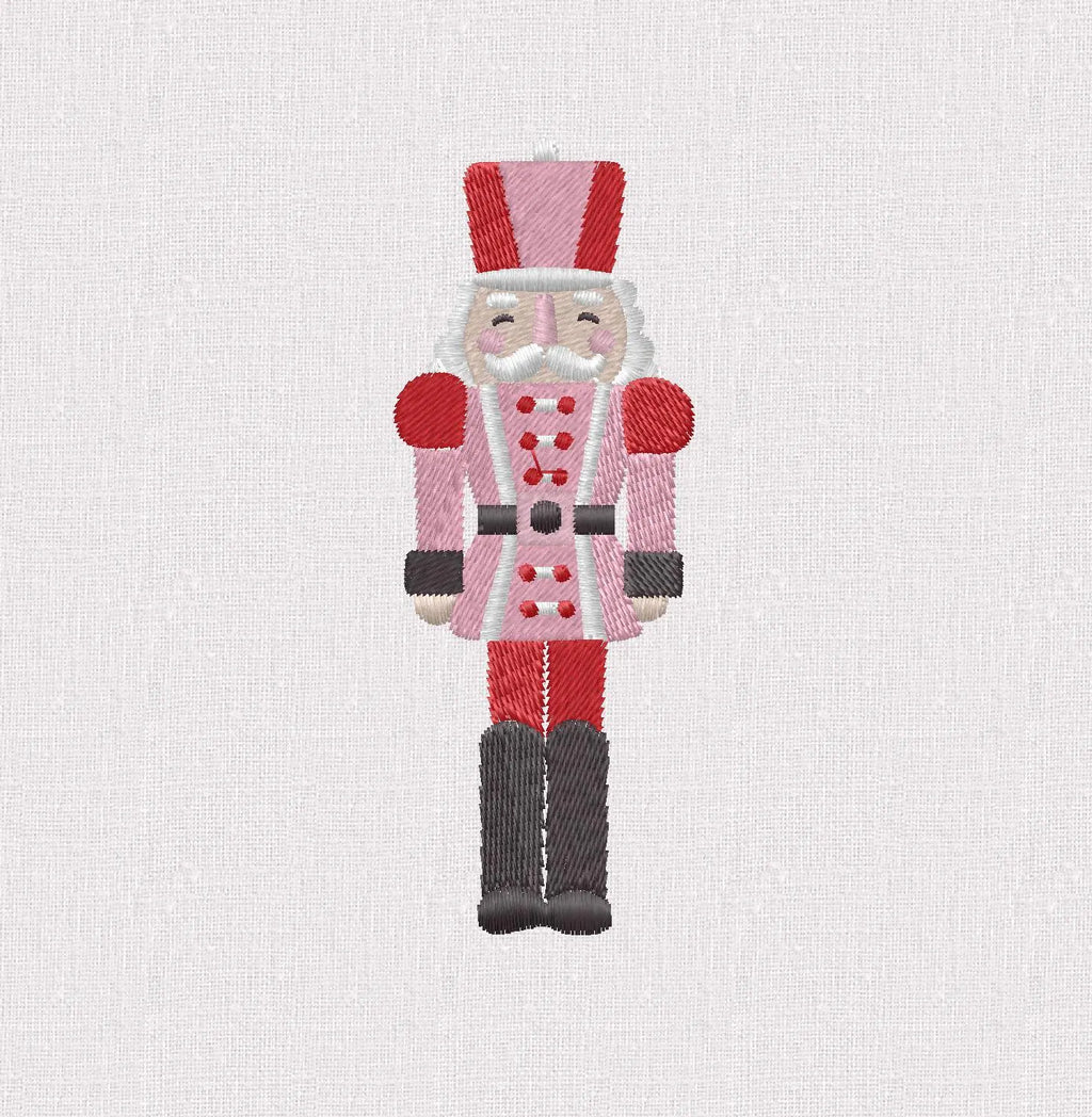 Christmas Nutcracker Embroidery File: 3.5 Inch, 10 Stitch Formats