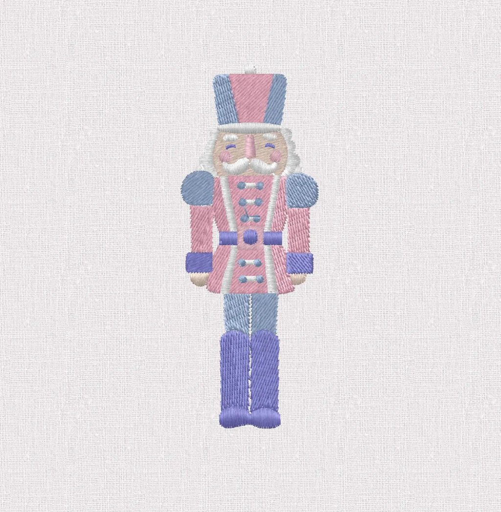 Christmas Nutcracker Embroidery File: 3.5 Inch, 10 Stitch Formats