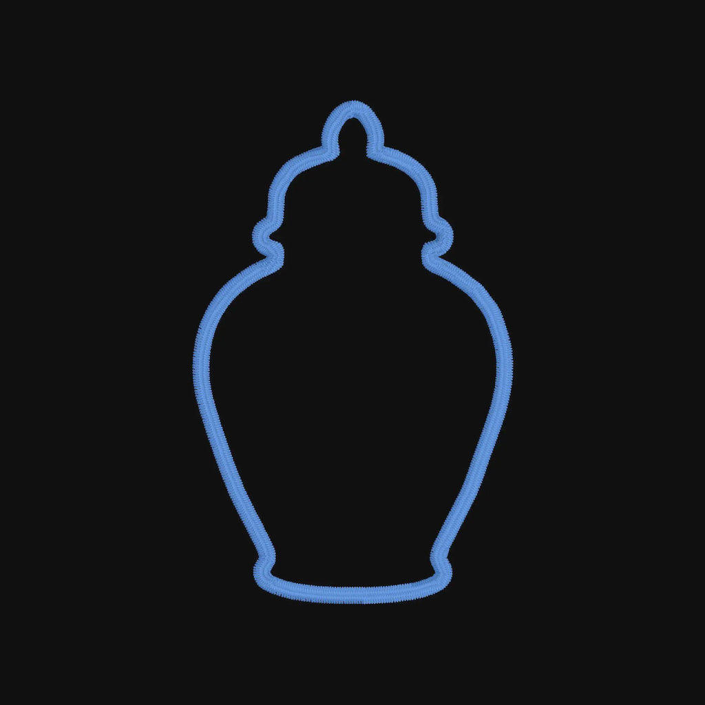 Ginger Jar Applique Embroidery Design 8 Instant Downloads
