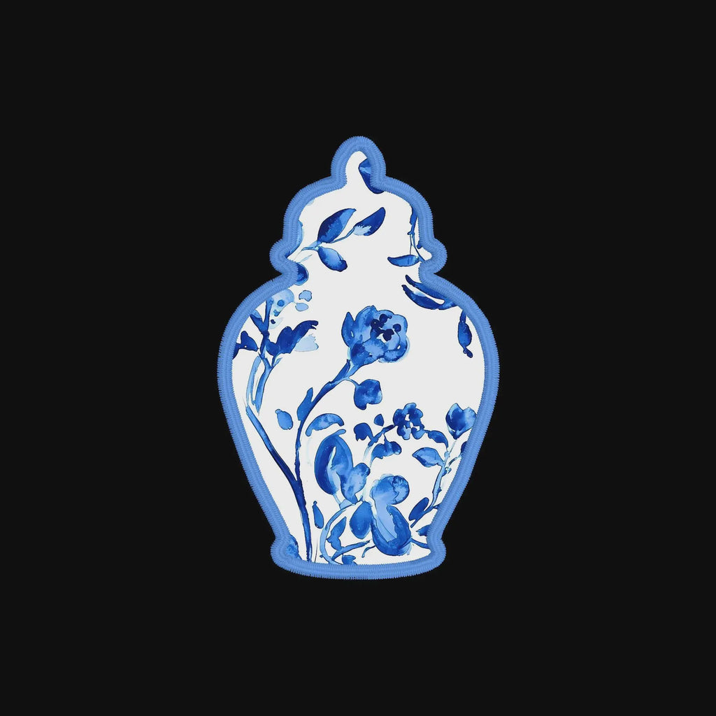 Ginger Jar Applique Embroidery Design 8 Instant Downloads