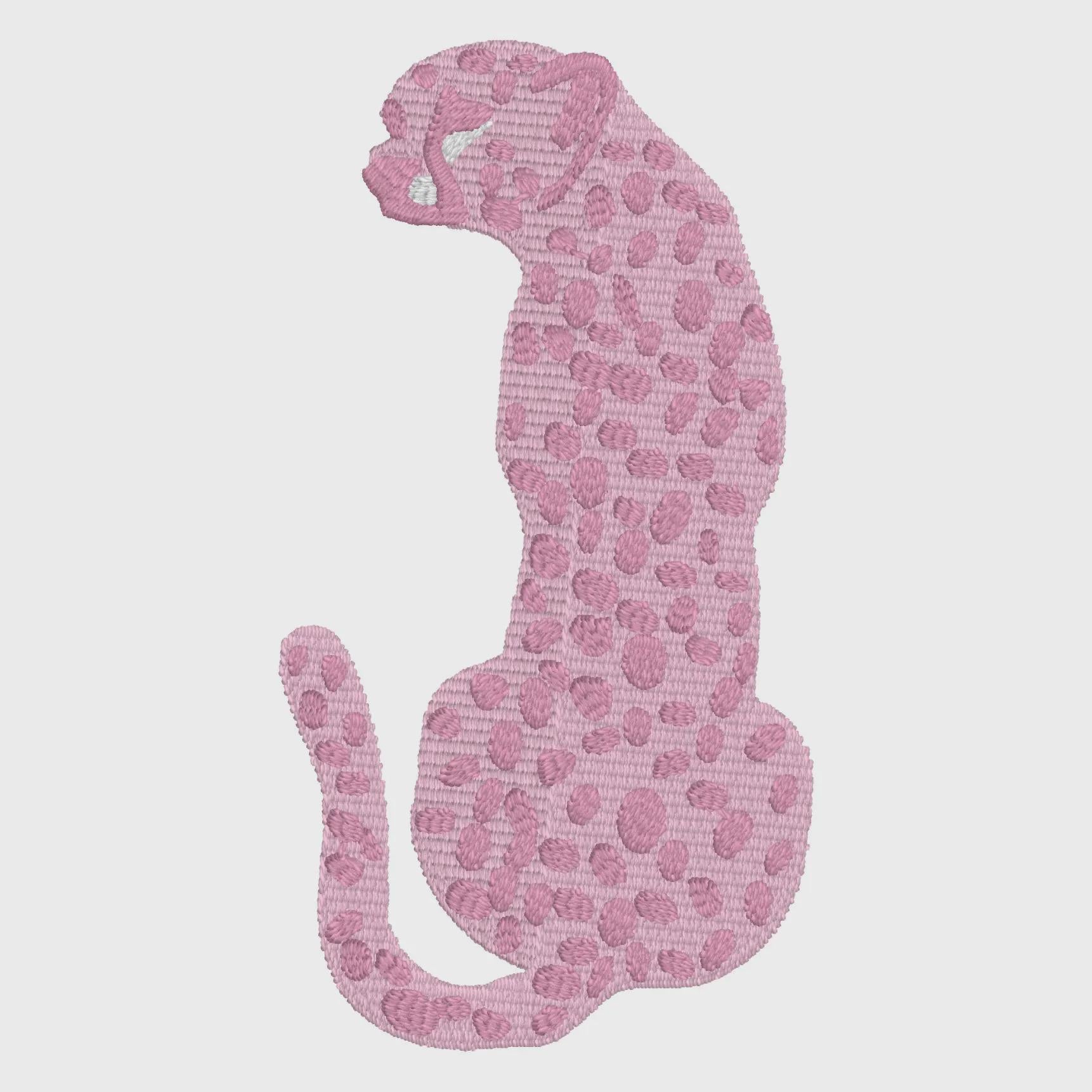 Spotted Cheetah Embroidery File: 10 Formats, 3" (Digital Download)