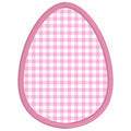 2 Sizes Easter Egg Appliqué Embroidery Design 9 Format Files Instant Download