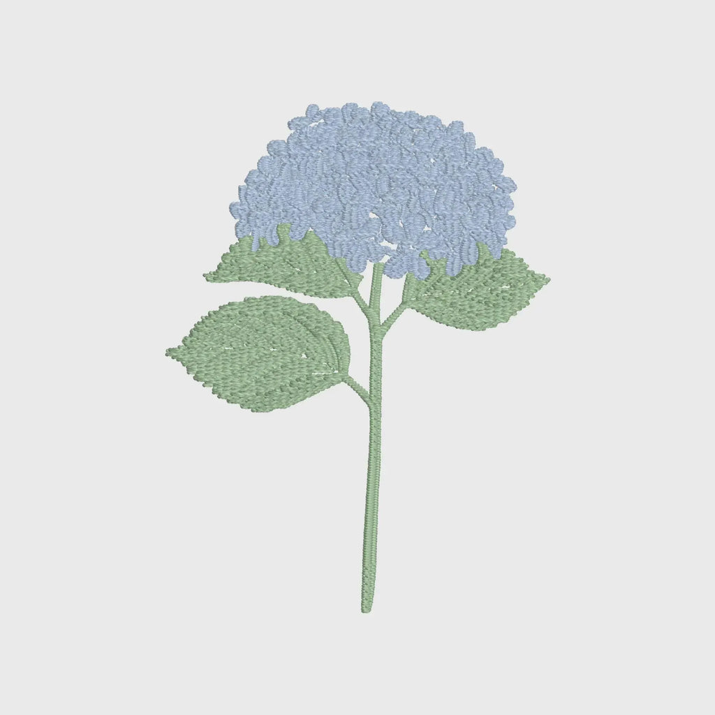 Hydrangea Embroidery Design: 2 Sizes, 9 Formats (Instant Download File)