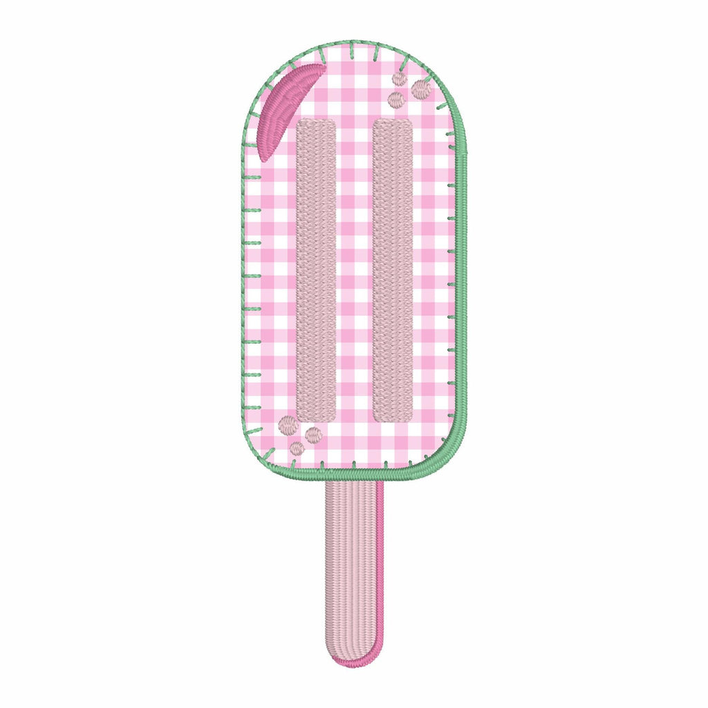 Popsicle Applique Embroidery File: Children's Lollipop (Digital Download)