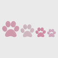 4 Sizes Small Paws Embroidery File: 8 Stitch Formats, Instant Download