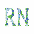 Floral Embroidery Design: 4-Color, 9 Formats (3.25 & 4 inch) - Instant Download