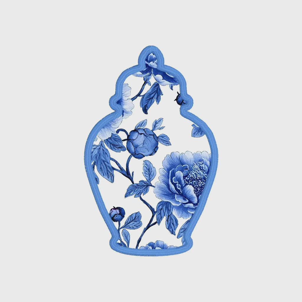 Ginger Jar Applique Embroidery Design 8 Instant Downloads