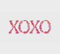 Floral XOXO Embroidery Design: Valentine's Day File (Instant Download)