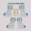 Staffordshire Spaniels 2 Designs 1 Monogram Frame Embroidery Design 10 Stitch Formats