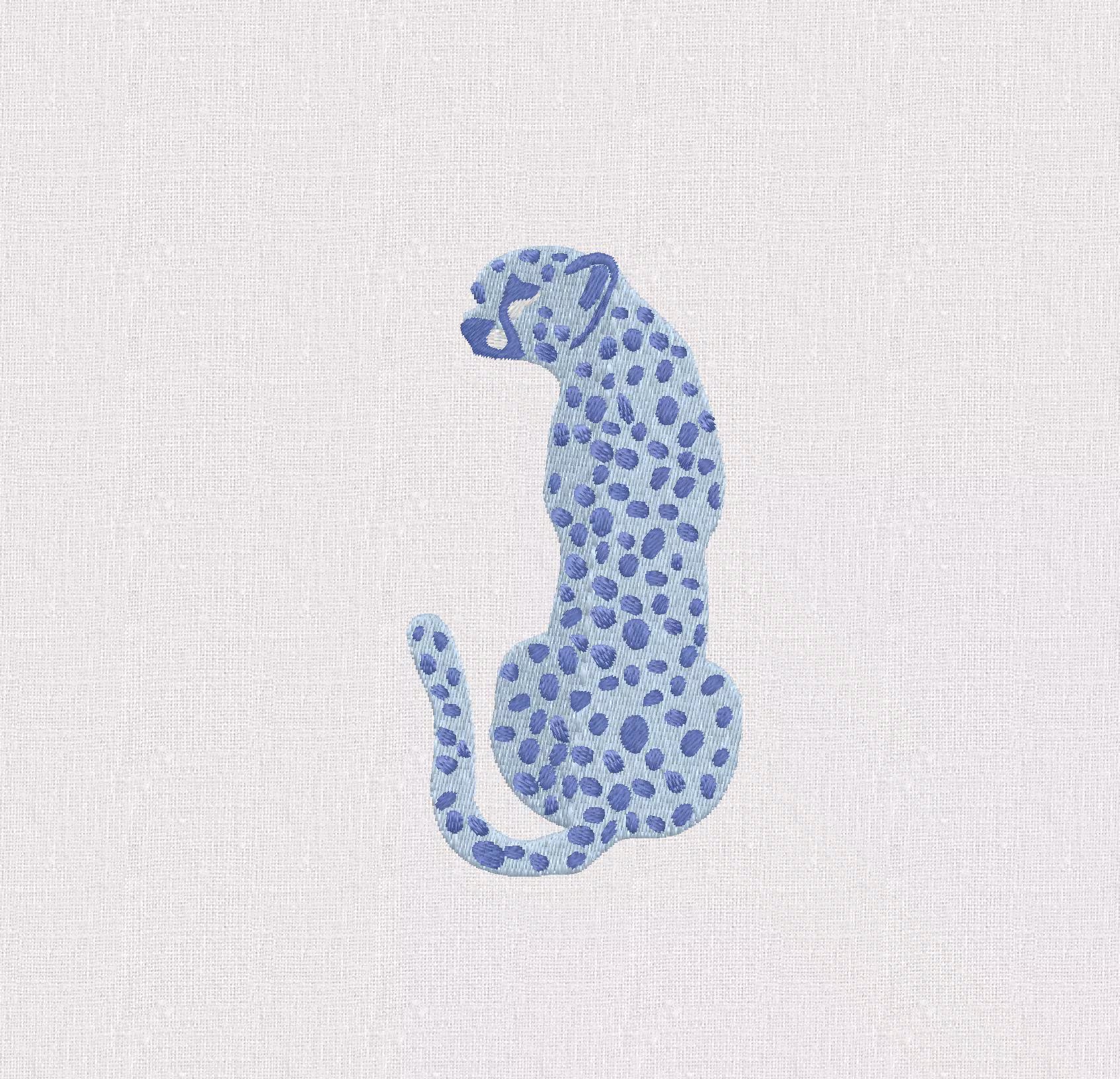 Spotted Cheetah Embroidery File: 10 Formats, 3" (Digital Download)