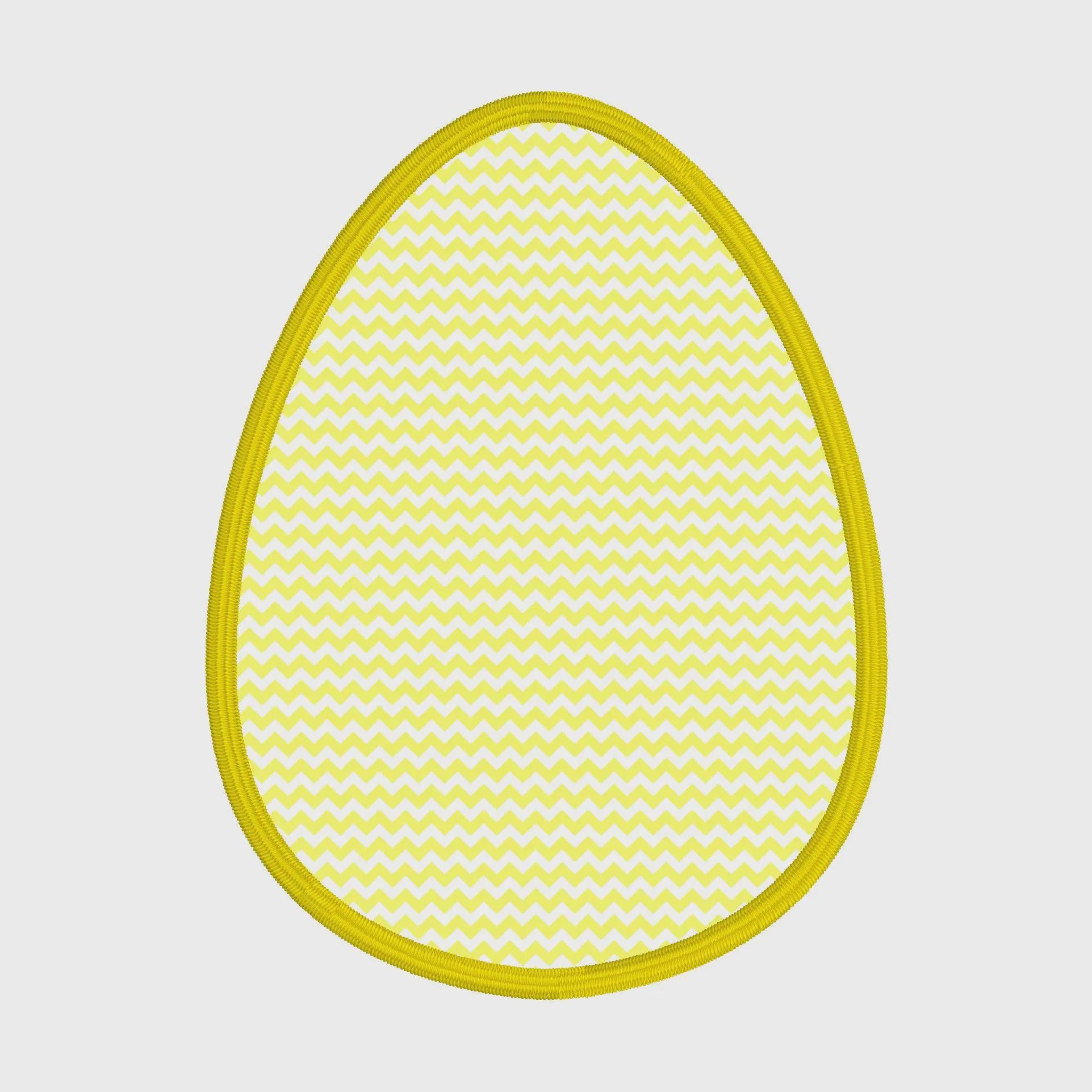 2 Sizes Easter Egg Appliqué Embroidery Design 9 Format Files Instant Download