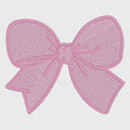 Coquette Bow Embroidery Design: Monogram Topper, 10 Sew Formats (2" Instant Download)