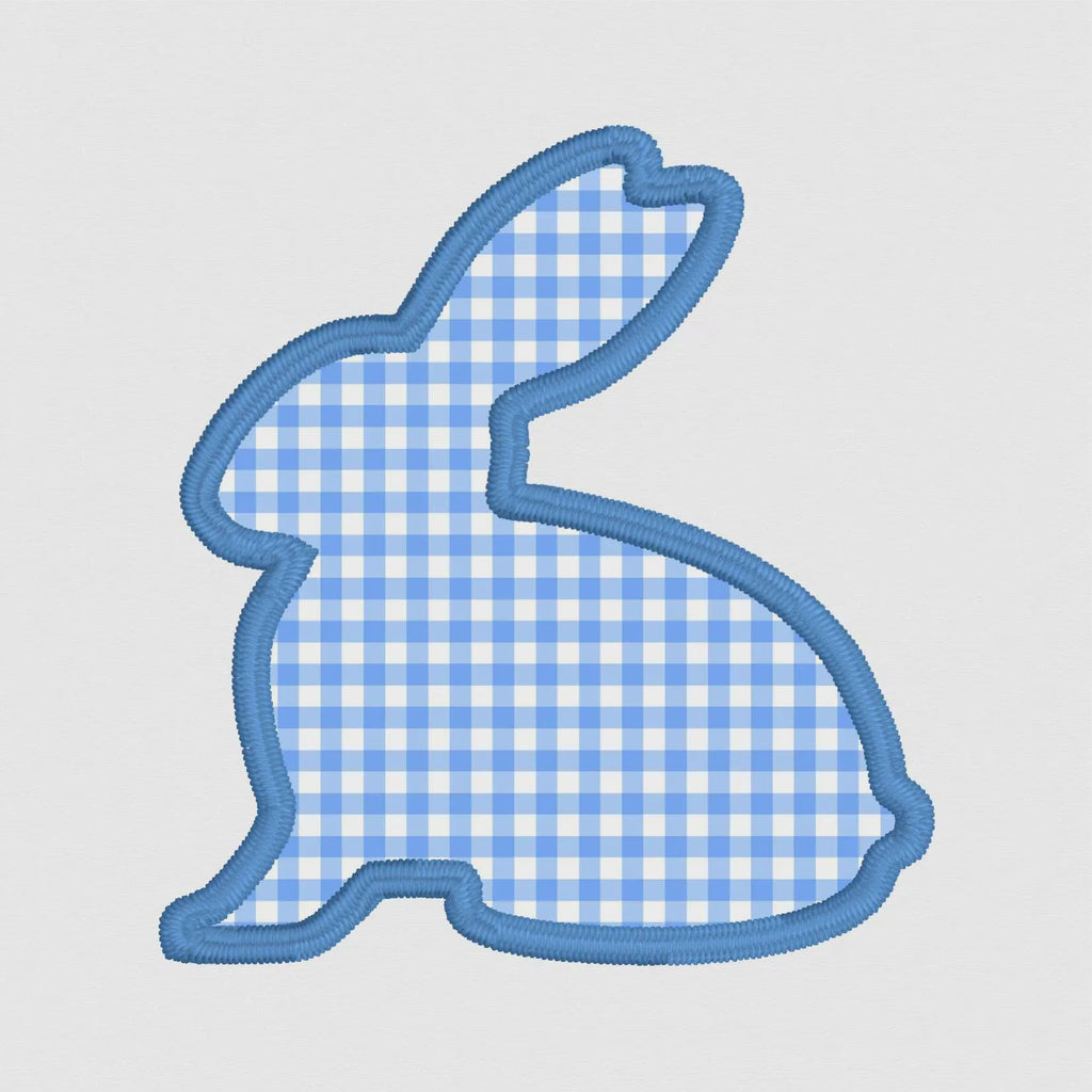 Easter Bunny Rabbit Appliqué Embroidery Design 9 File Formats Instant Download
