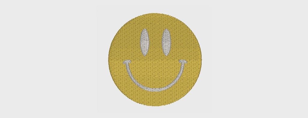Bunny Ears Smiley Face Embroidery File Bundle (Instant Download)