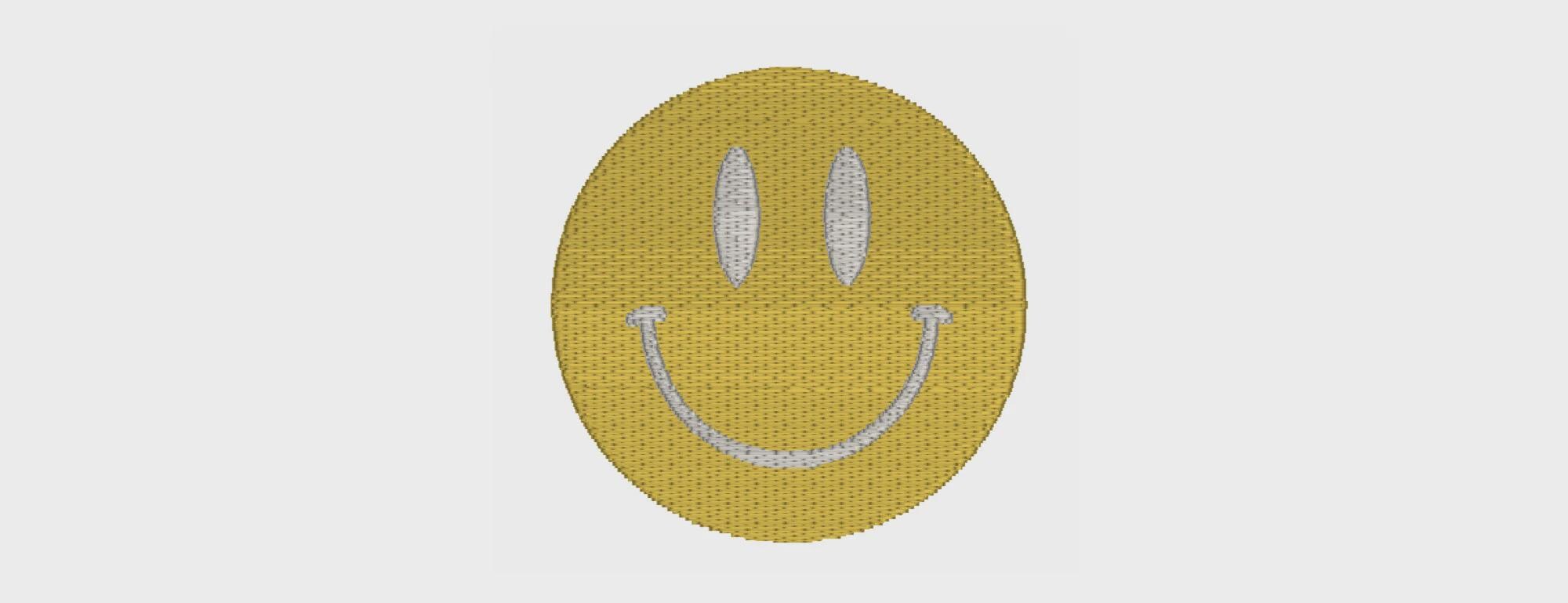 Bunny Ears Smiley Face Embroidery File Bundle (Instant Download)