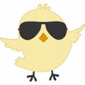 Easter Chick Appliqué Embroidery Design: 3 Sizes + Bonus (Instant Download)