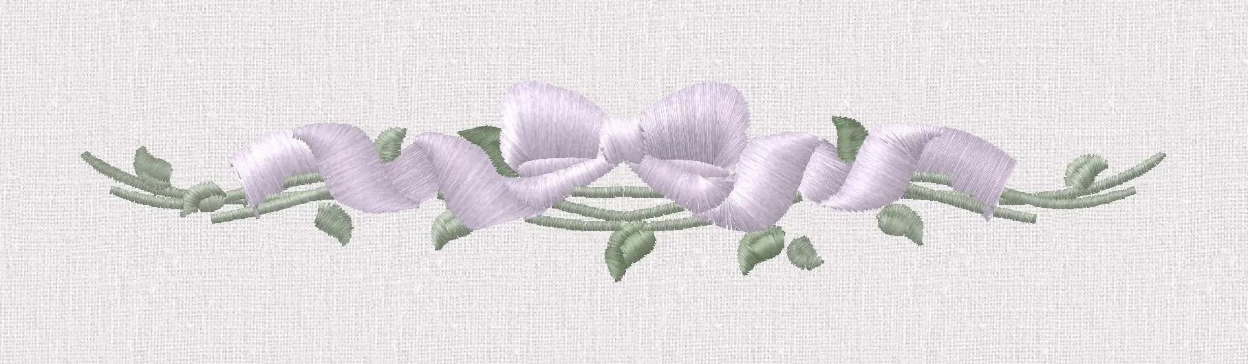 3 Designs Floral Garland Embroidery Bundle: Crest Monogram Topper (Instant Download, 10 Formats)