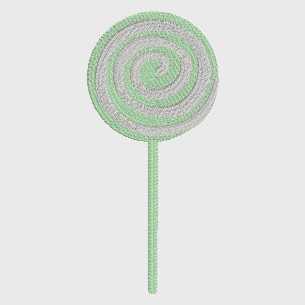 Lollipop Embroidery Design: 3" & 4" Sizes (Digital File)