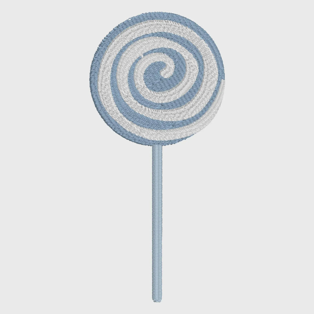 Lollipop Embroidery Design: 3" & 4" Sizes (Digital File)