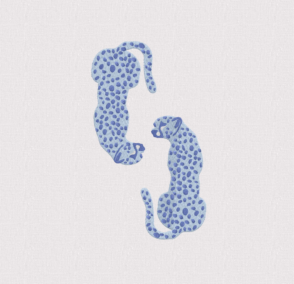 Spotted Cheetahs Embroidery File: 10 Formats, 5" (Digital Download)