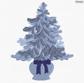 Christmas Tree Embroidery Designs: 10 Stitch Formats, 4x4 Hoop