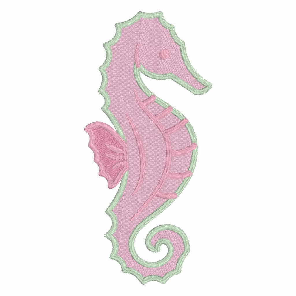 Seahorse Embroidery Design .bmp .xxx .pes .jef .hus .sew .dst .exp .pcs .vp3 .vip
