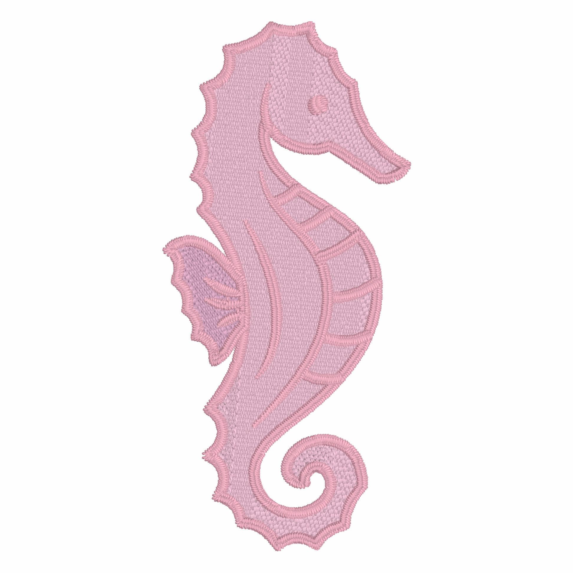 Seahorse Embroidery Design .bmp .xxx .pes .jef .hus .sew .dst .exp .pcs .vp3 .vip