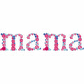 Mama Floral Embroidery Design: 8 Inch, 9 Formats (Digital Download)