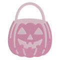 Jack-o'-Lantern Embroidery Design: Halloween Treat Bag, Coquette Bow